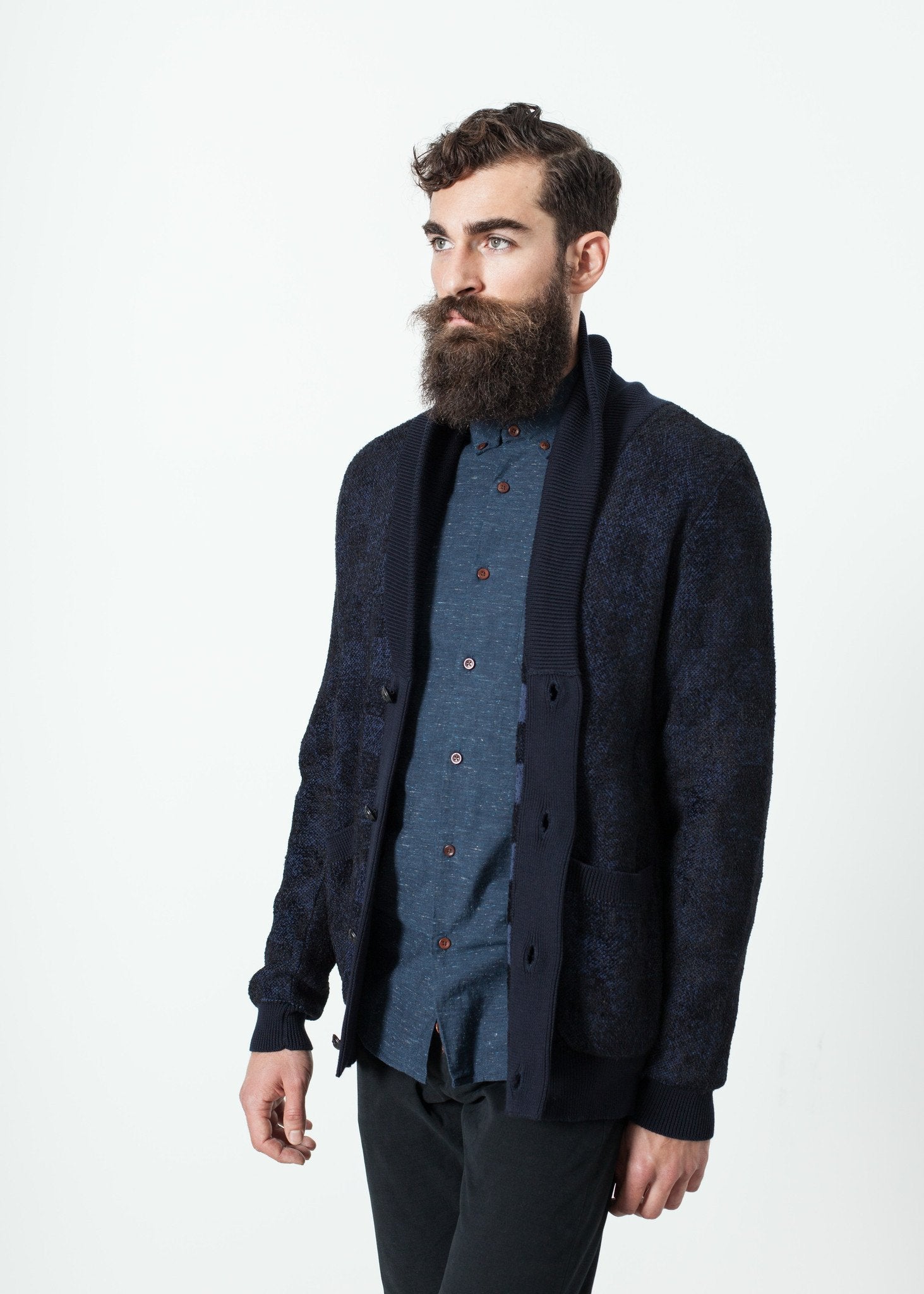 Giacca Madras Cardigan right Giacca Madras Cardigan