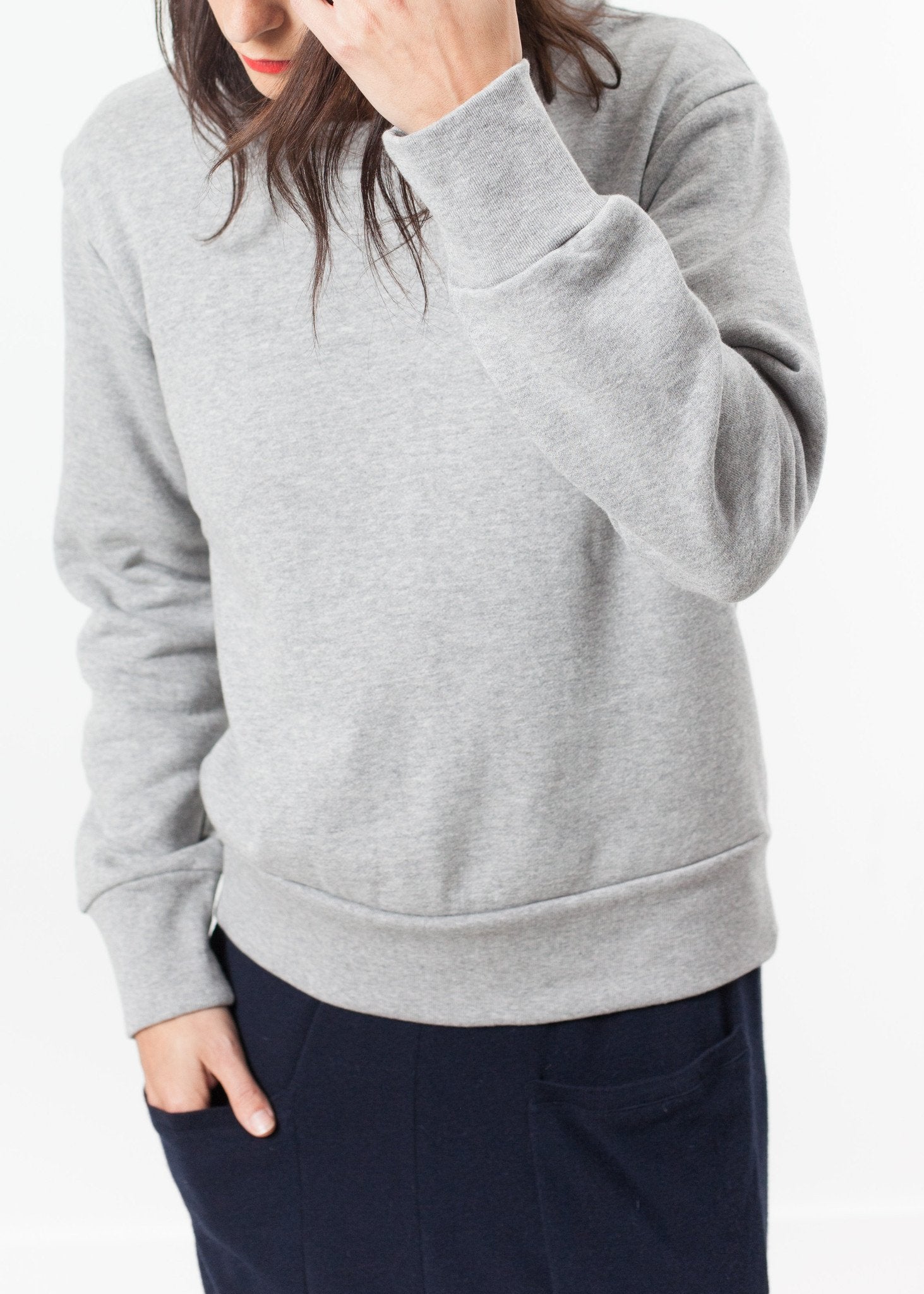 Loopwheeler Sweatshirt in Grey - raj