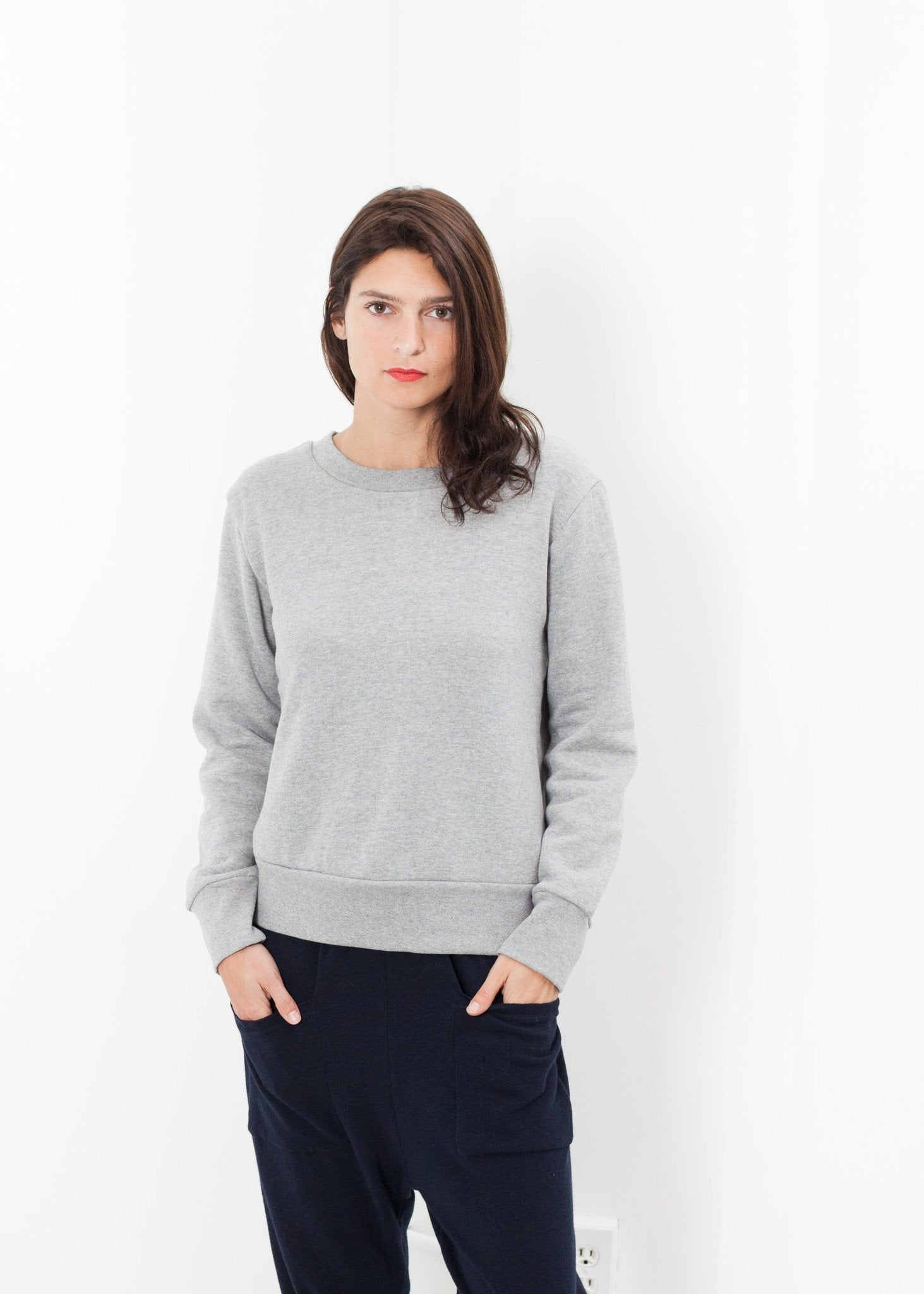 Loopwheeler Sweatshirt in Grey - raj