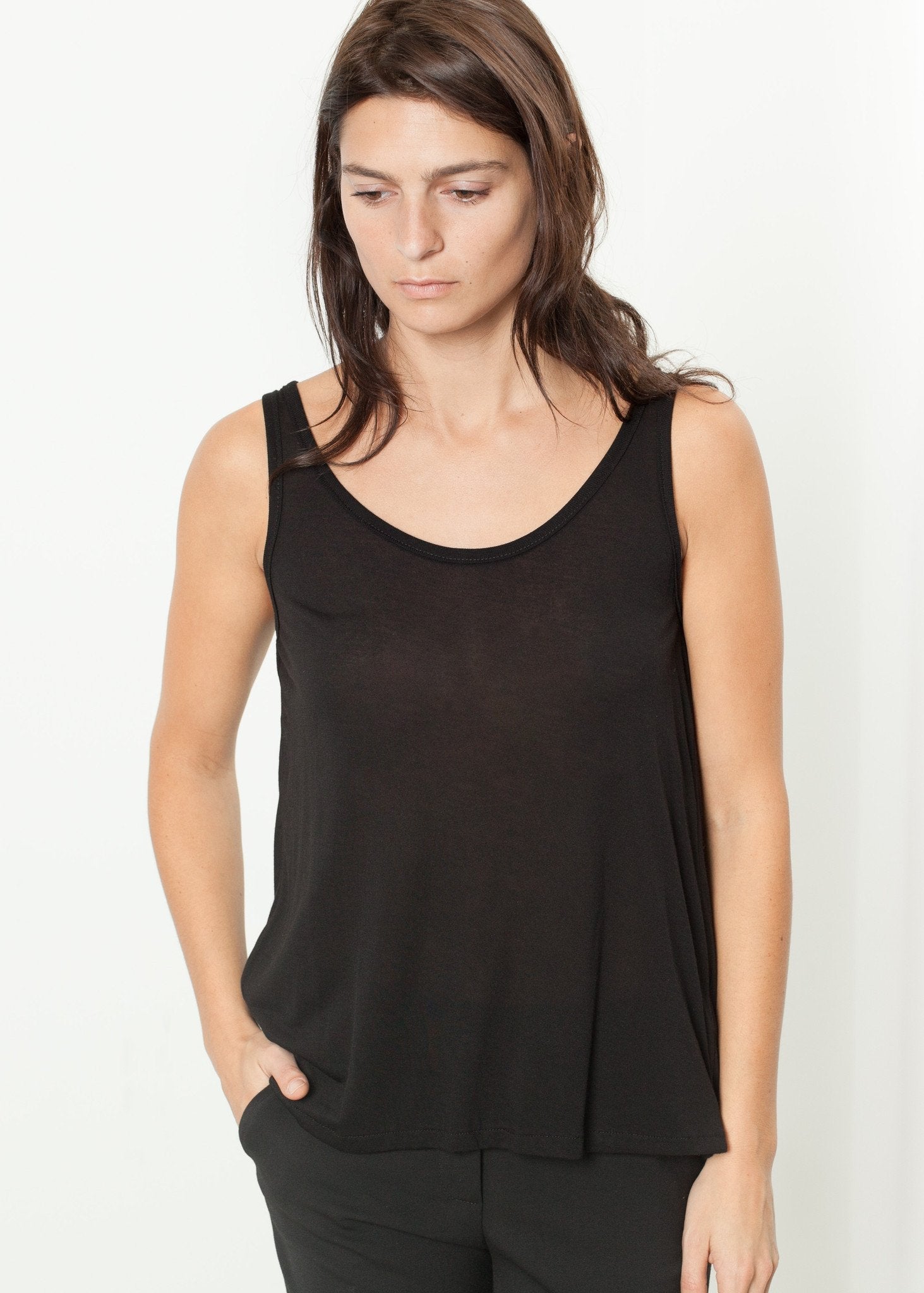 Brandy Tank in Black right Brandy Tank in Black