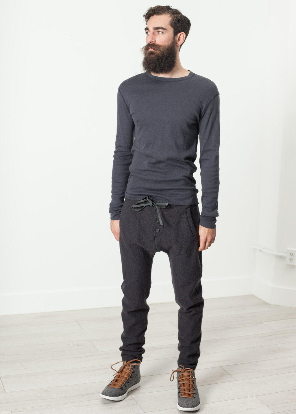 Secon Shale Shirt in Slate - raj