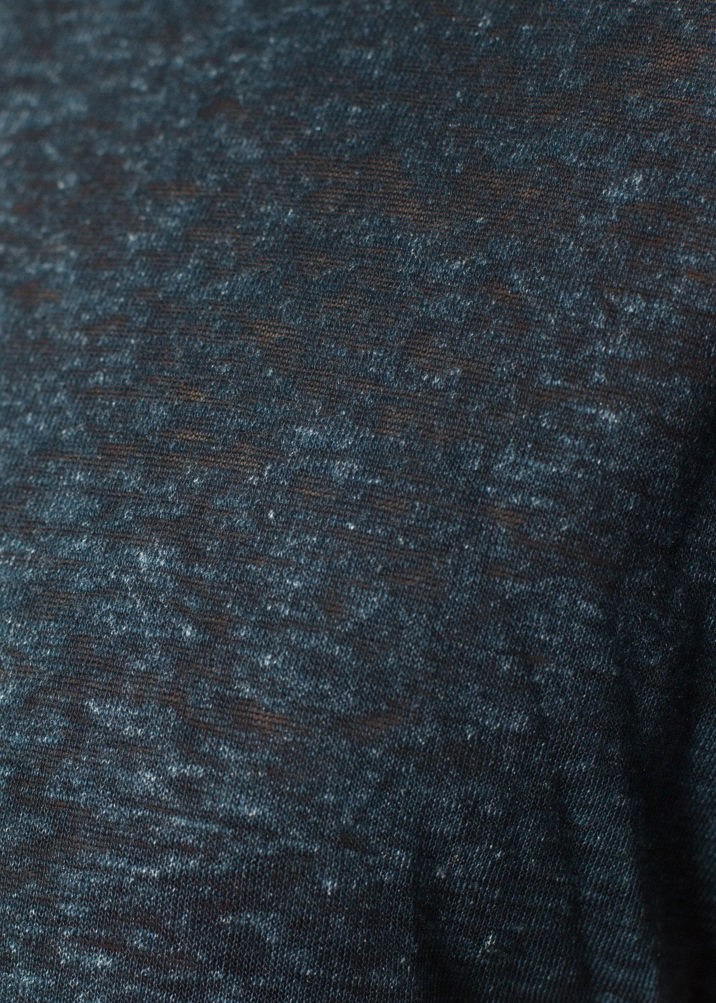 Melange T-Shirt in Navy/Black - raj