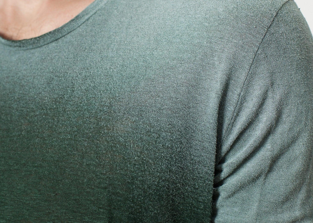 Overprint T-Shirt in Green - raj