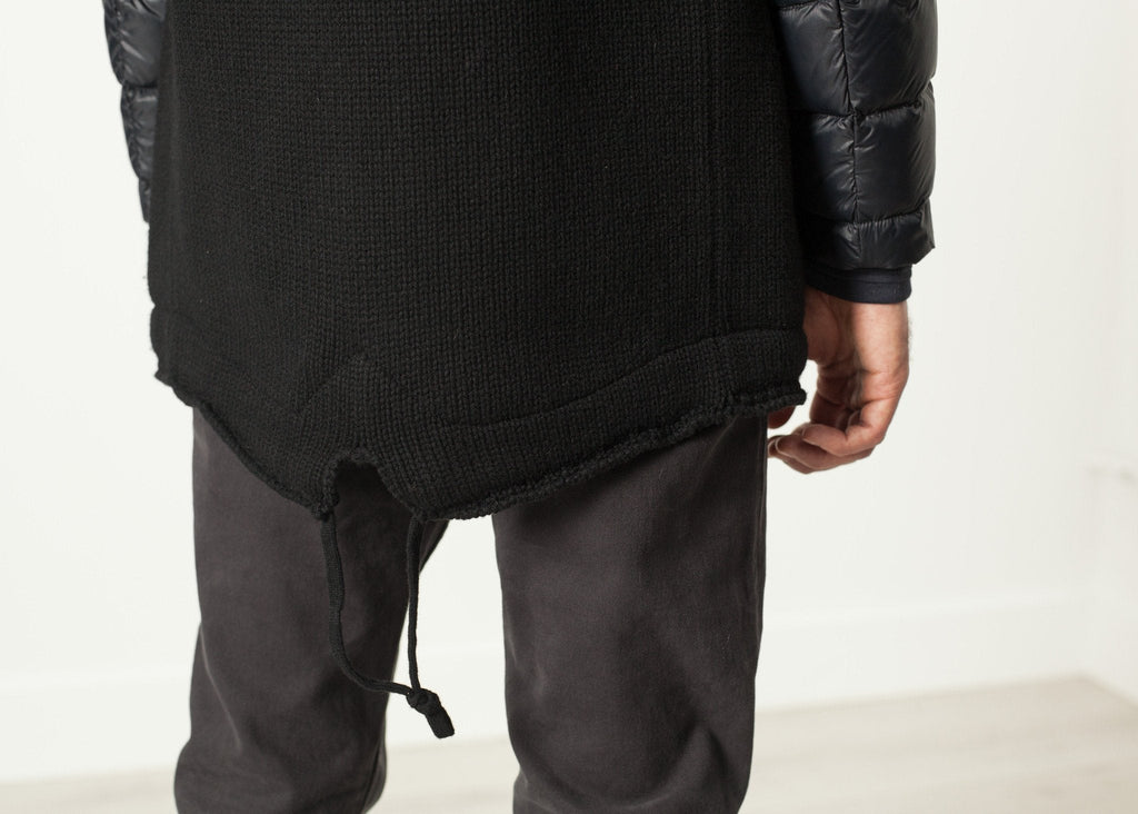 Hooded Parka in Black - raj