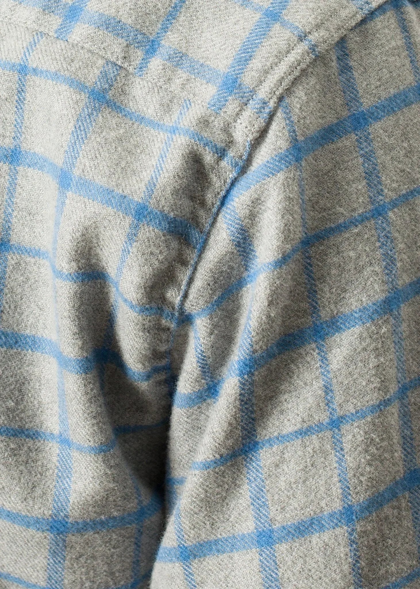 Paul Shirt in Grey Flannel - raj