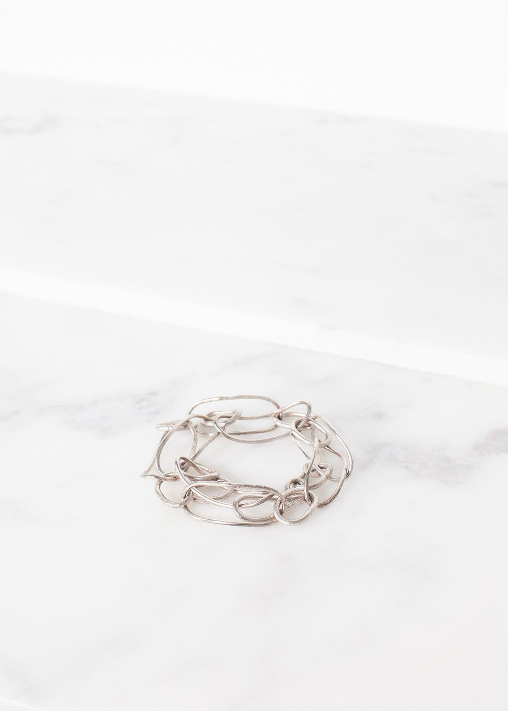 Bracelet 70 in Burnished Silver right Bracelet 70 in Burnished Silver