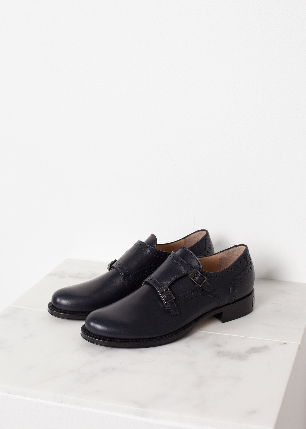 Buckle Shoe in Navy right Buckle Shoe in Navy