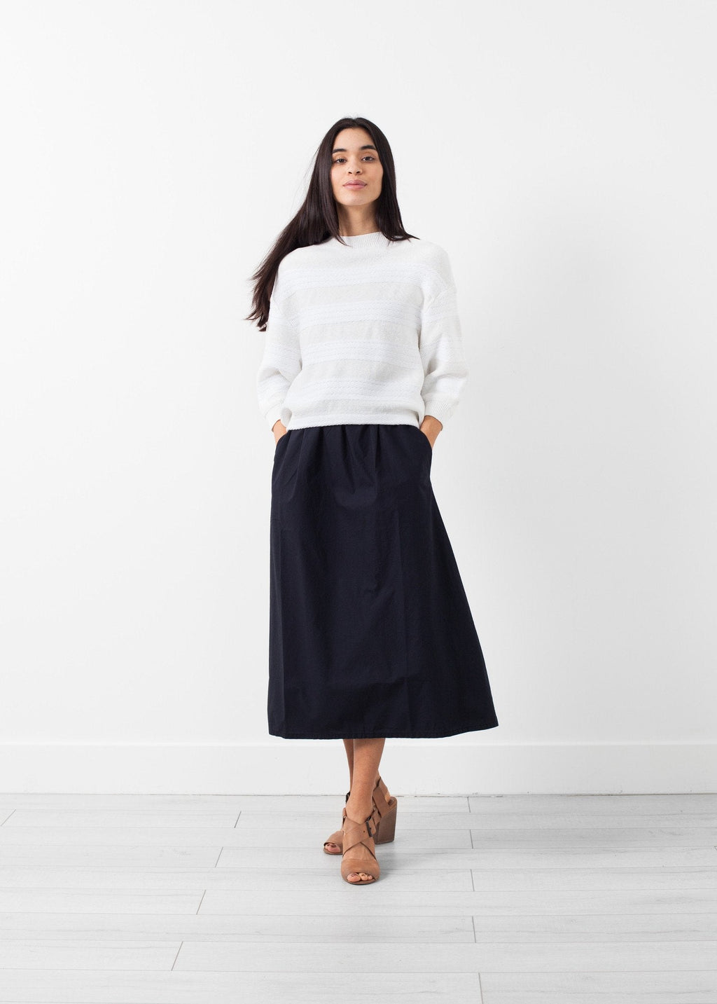 Wide Stripe Sweater -nadeem
