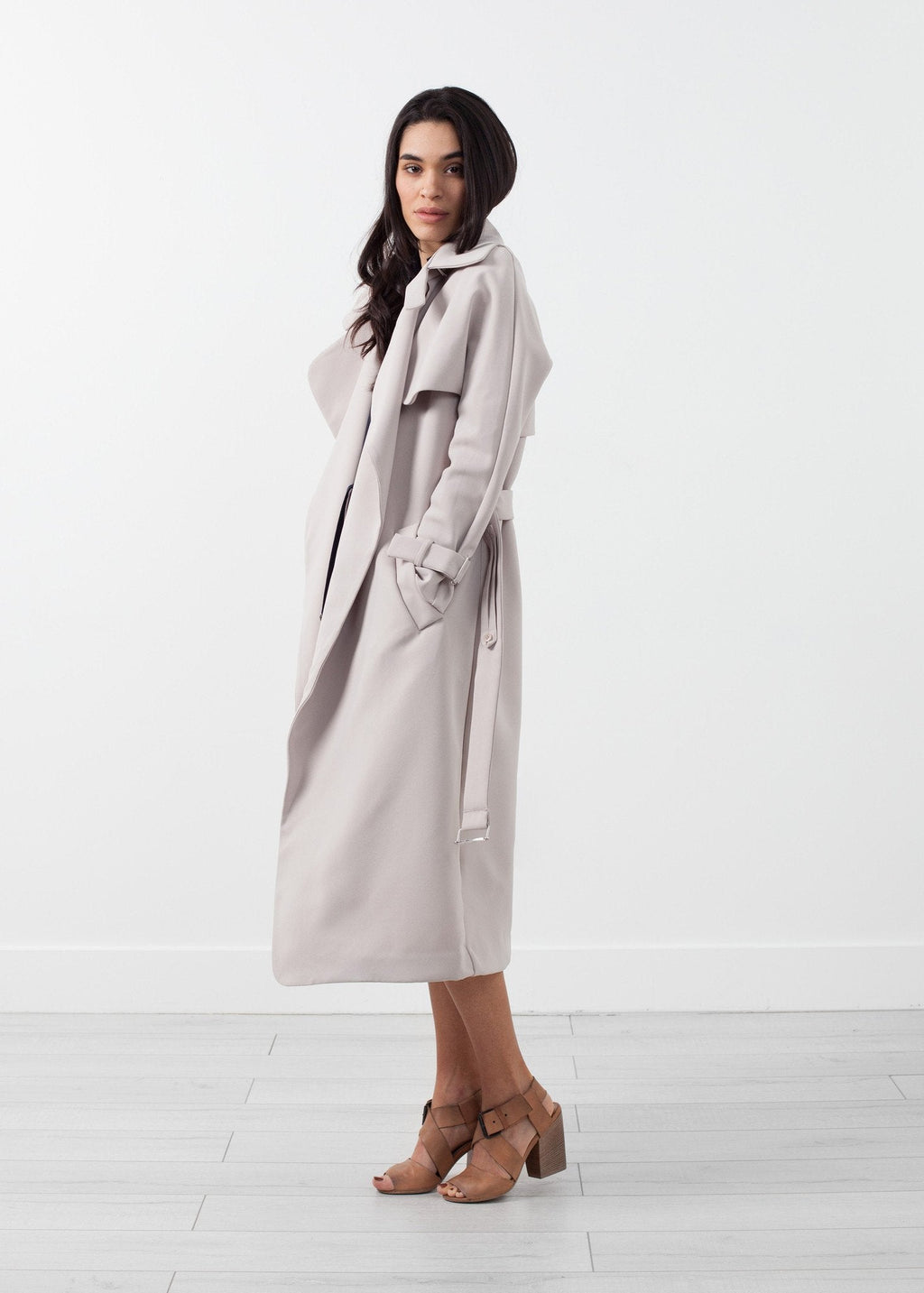 Orietta Coat in Tan -nadeem