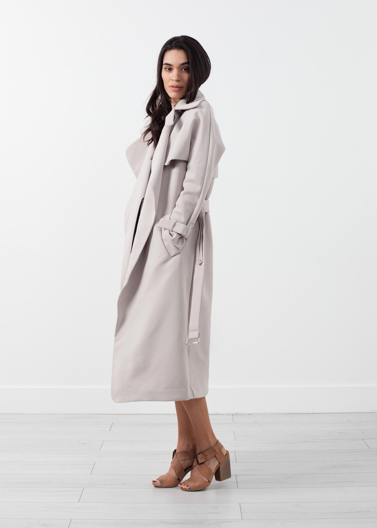 Orietta Coat in Tan -nadeem