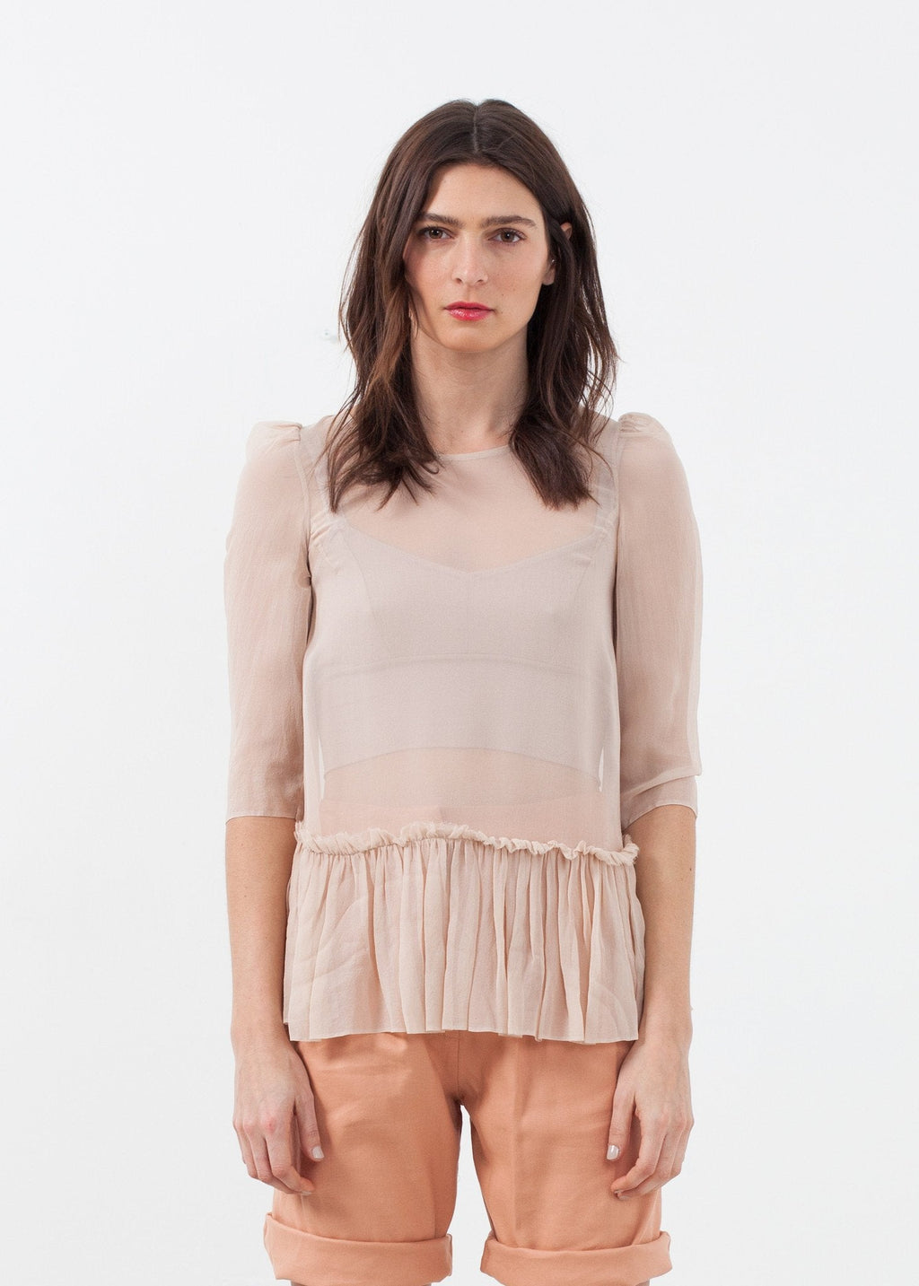 Ruffle Top -nadeem
