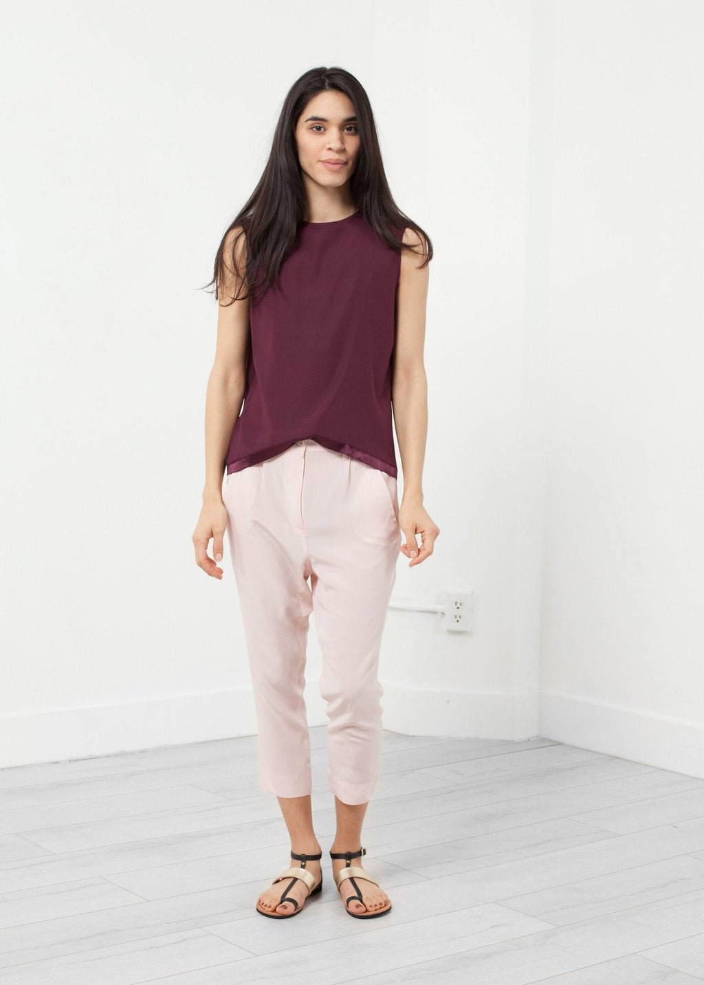 Silk Drop Crotch Pant -nadeem