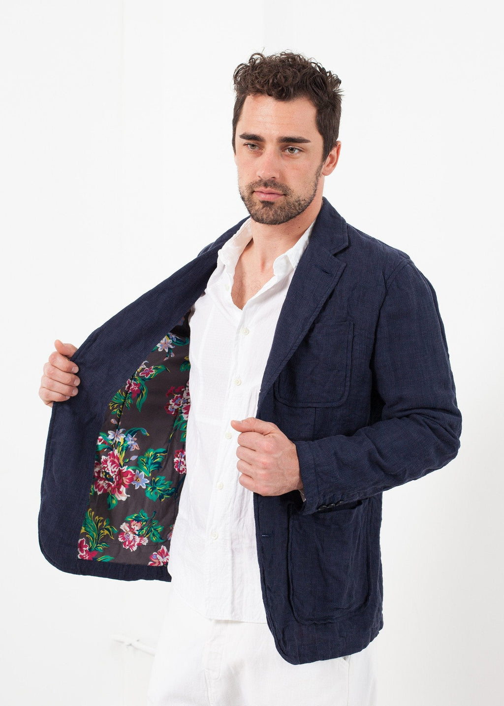 Floral Lined Jacket right Floral Lined Jacket