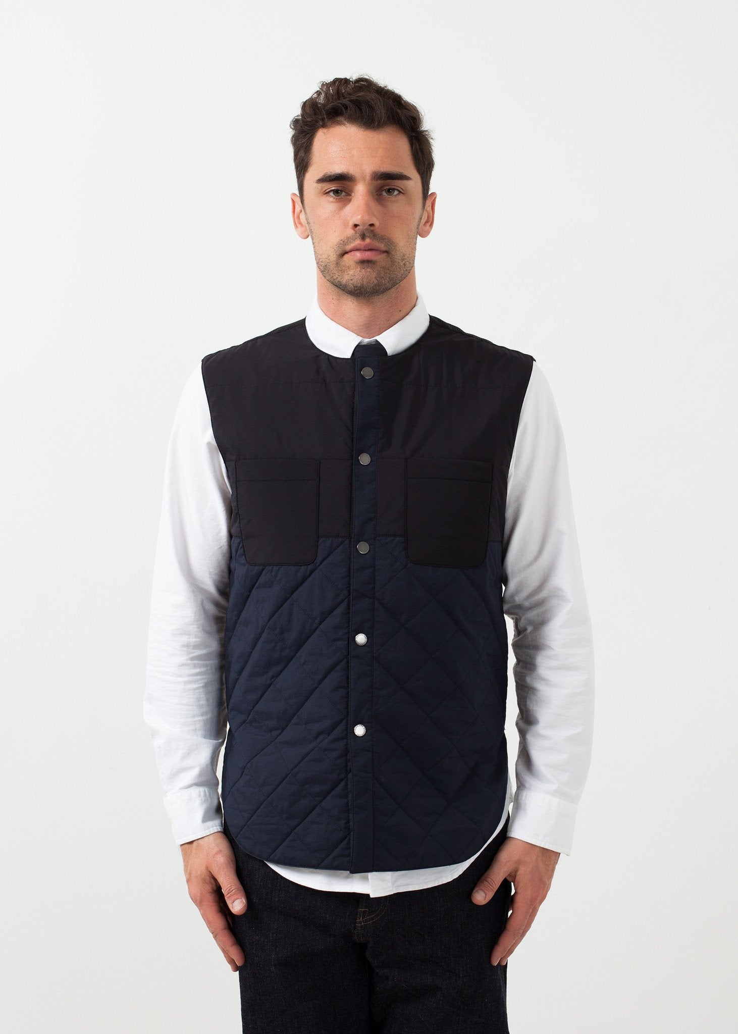 Reversible Quilted Vest -nadeem
