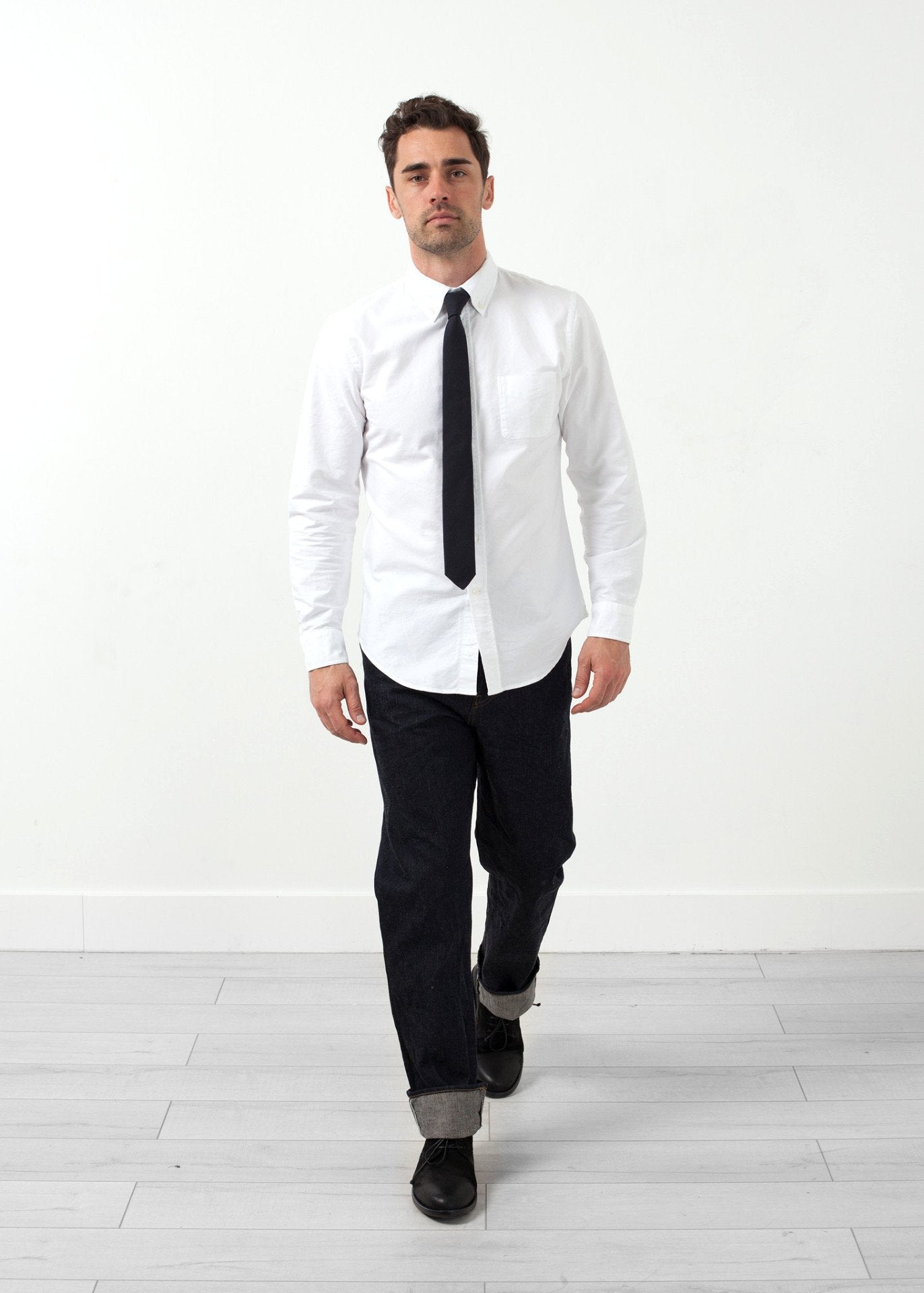 Basic Cotton Button Up right Basic Cotton Button Up