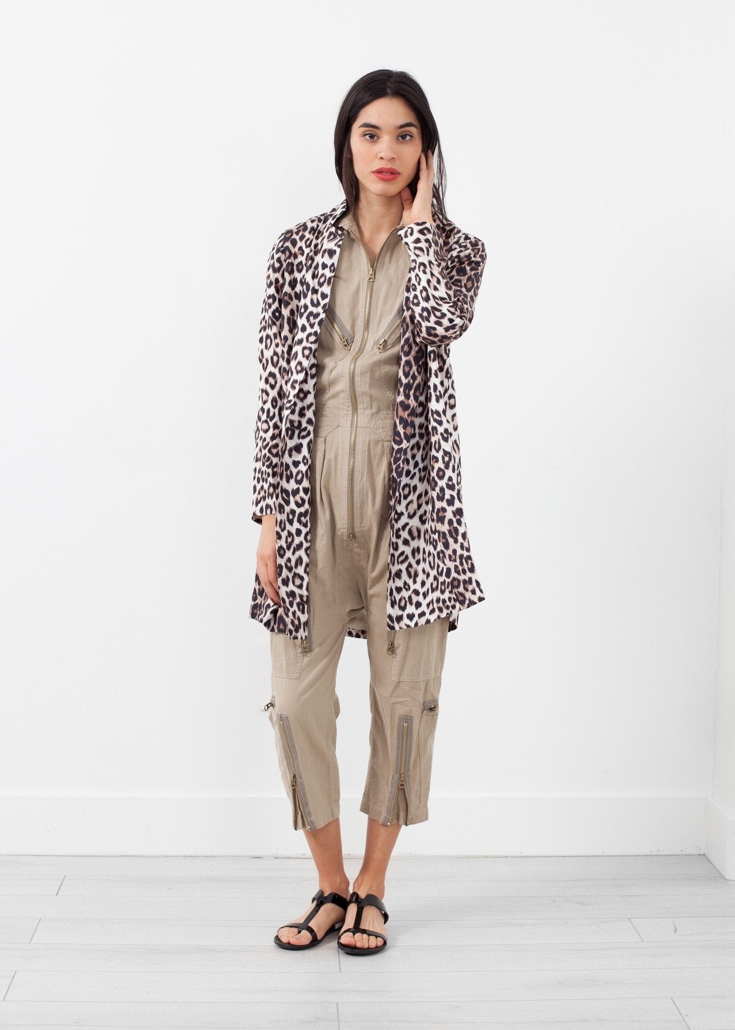 Sleeveless Harem Flightsuit - raj