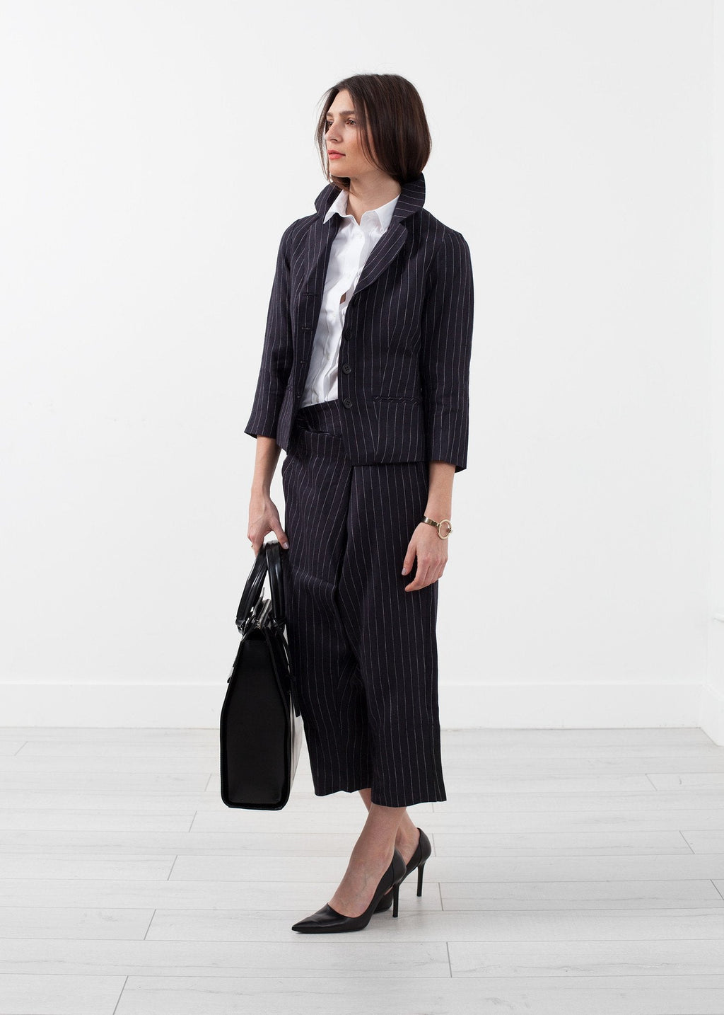 Pinstripe Blazer -nadeem