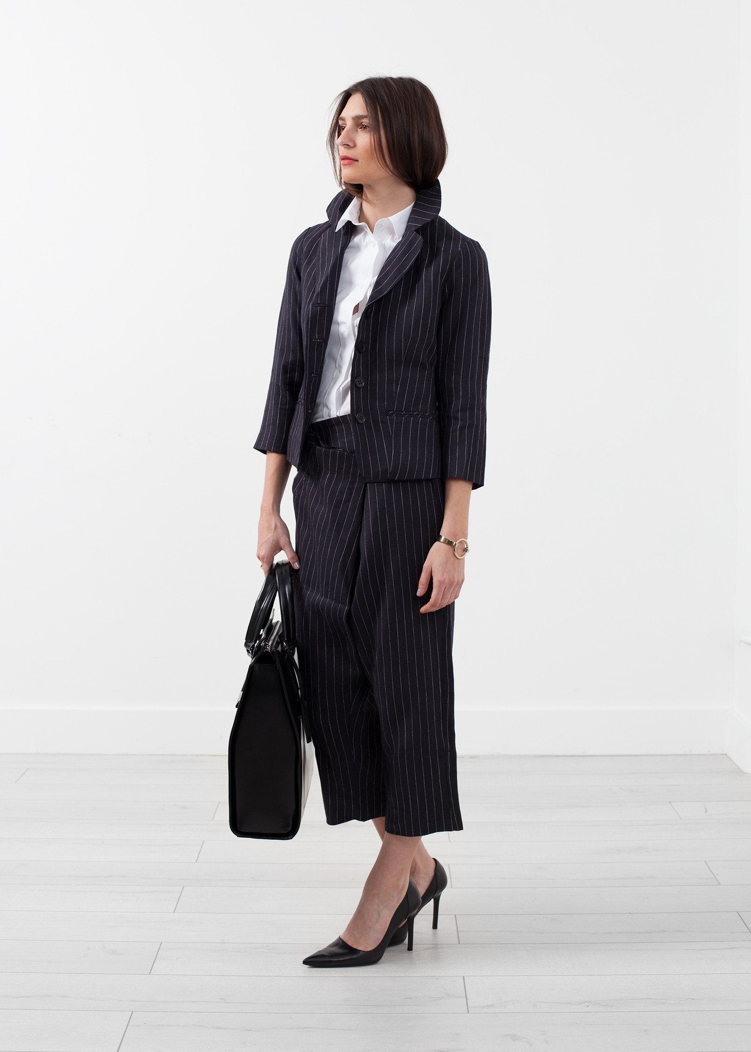 Pinstripe Blazer -nadeem