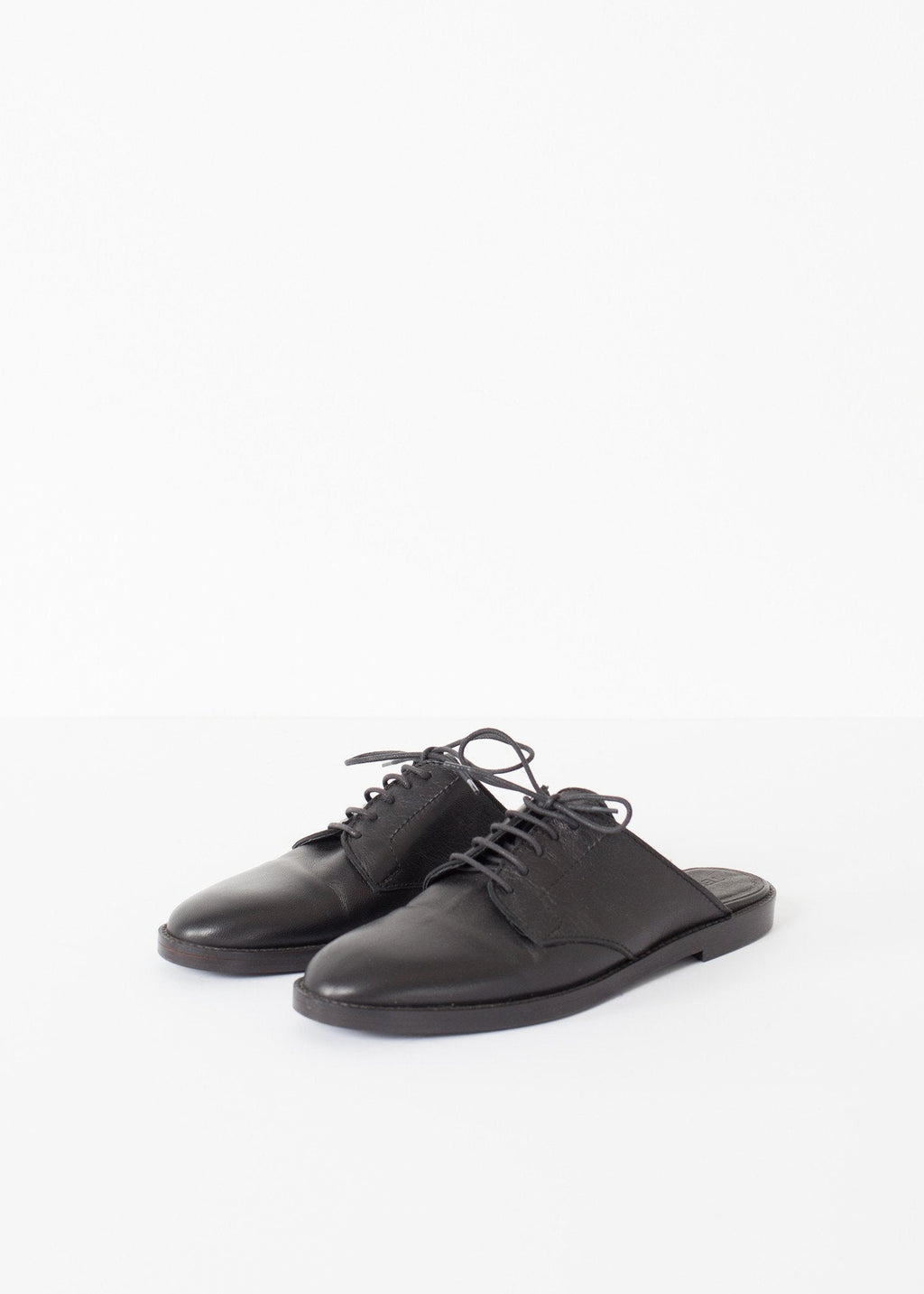 Backless Oxford in Black right Backless Oxford in Black