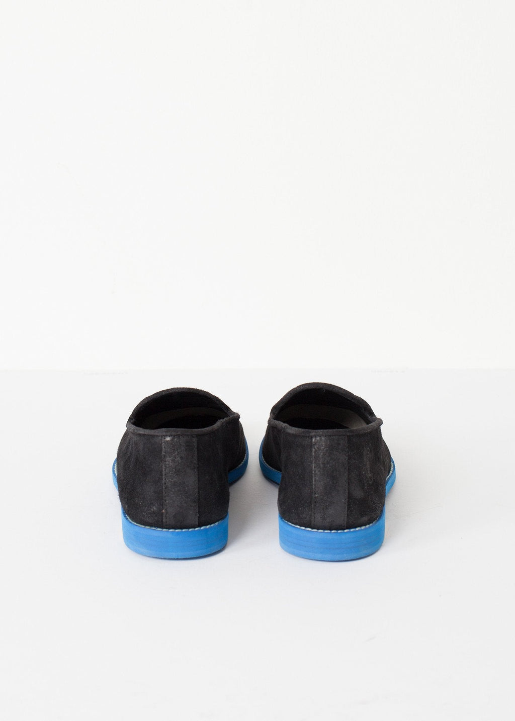 Suede Loafers - Black/Blue - raj