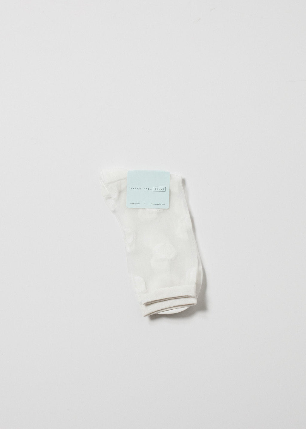 Large Polka Dot Sheer Crew right Large Polka Dot Sheer Crew