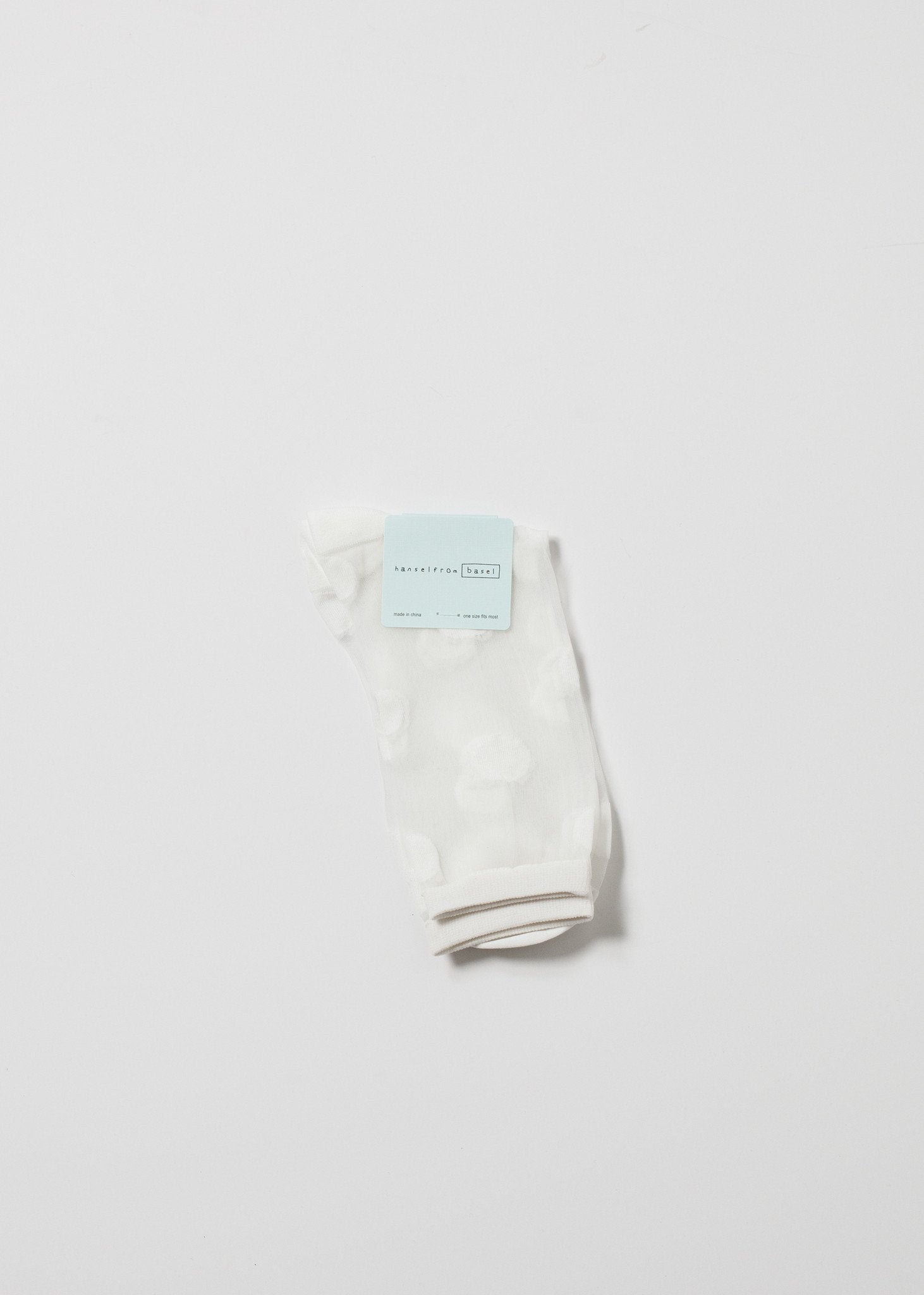 Large Polka Dot Sheer Crew right Large Polka Dot Sheer Crew