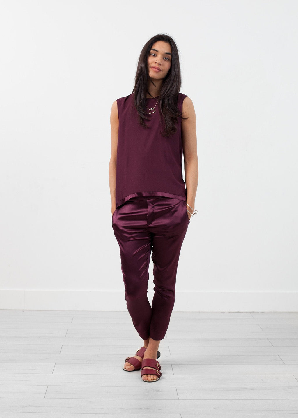 Silk Pullup Pant -nadeem