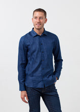 Load image into Gallery viewer, Casual Indigo Shirt right Casual Indigo Shirt
