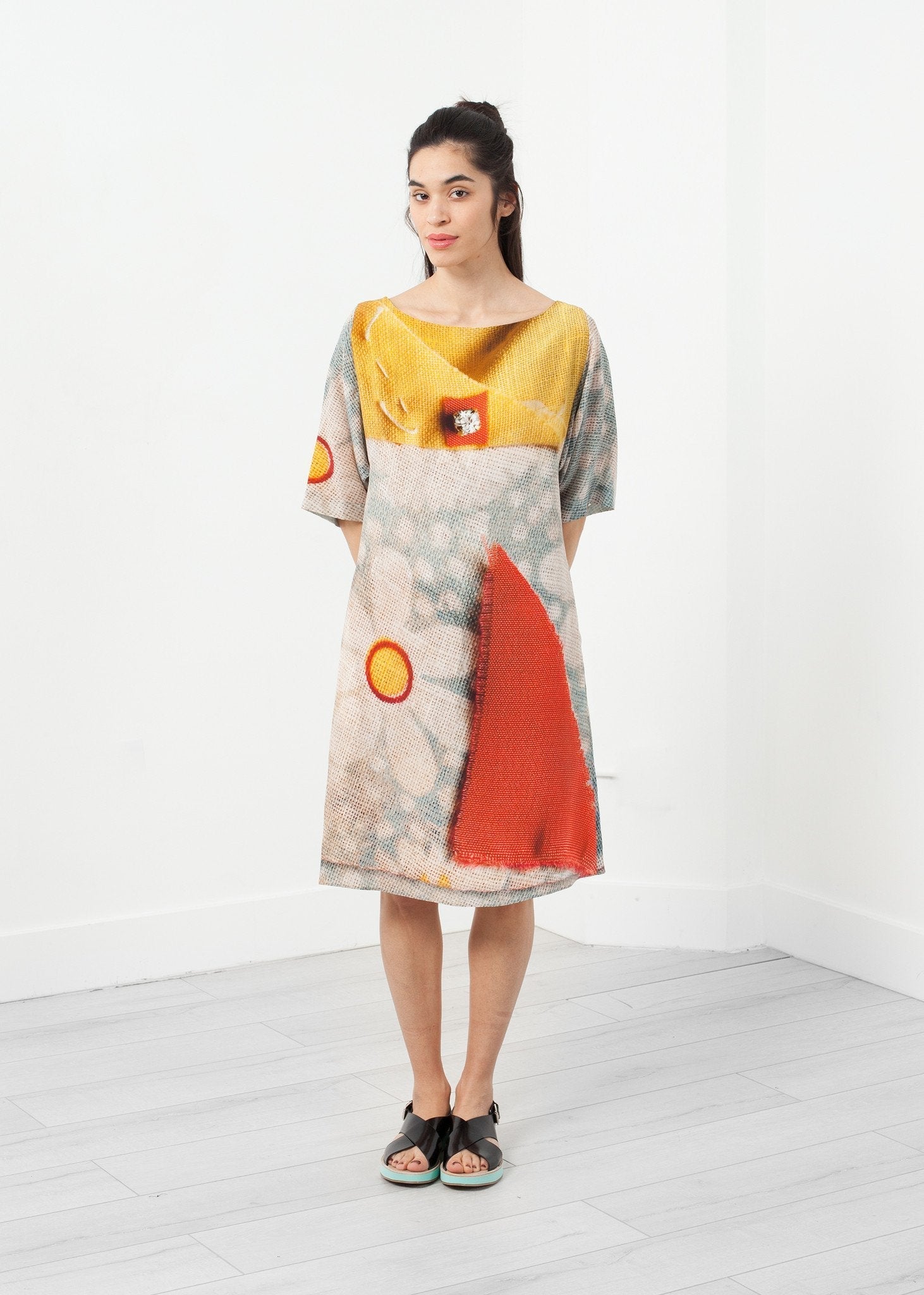 3/4 Sleeve Kimono Dress ashish