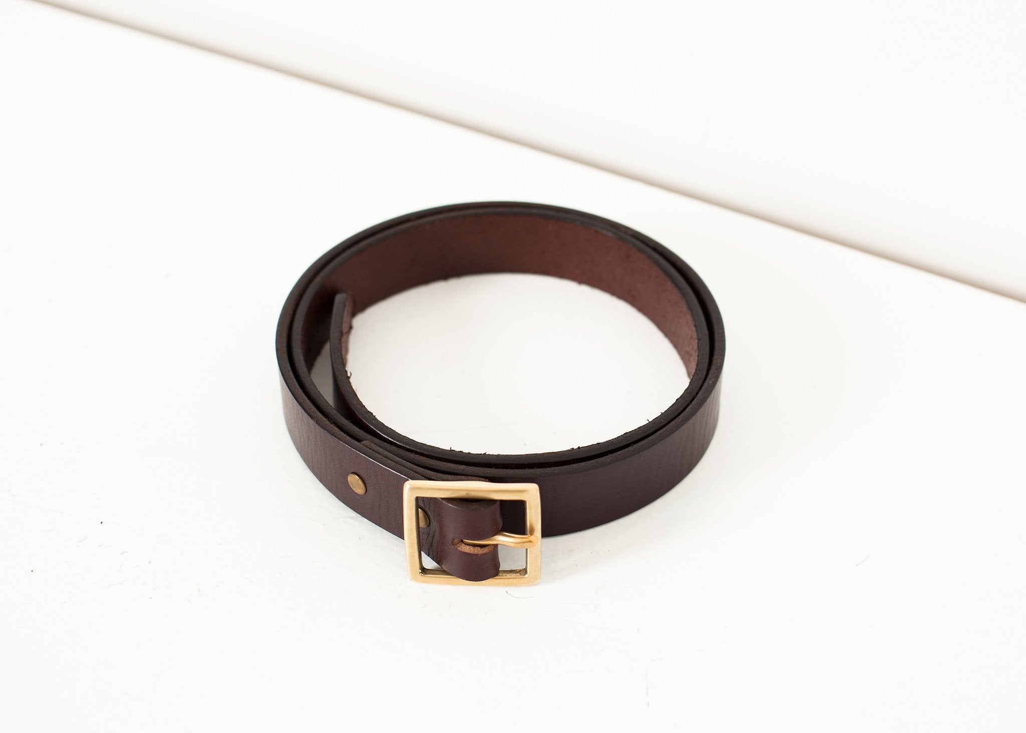 Plain Belt in Brown - raj