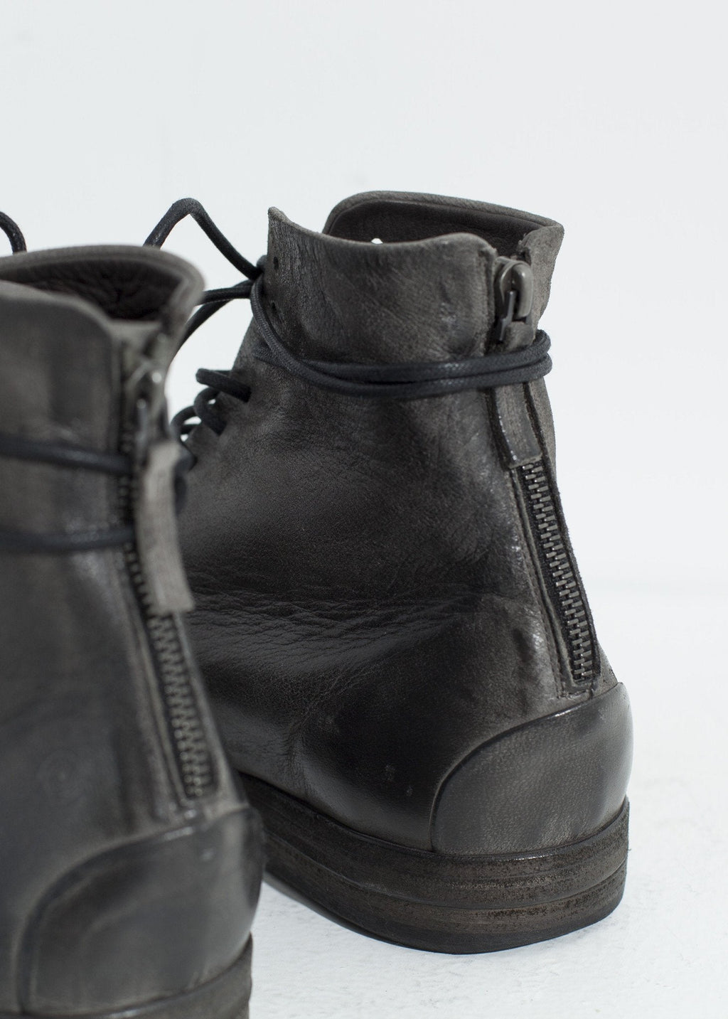 Listello Lace-Up Boot in Slate Grey - raj