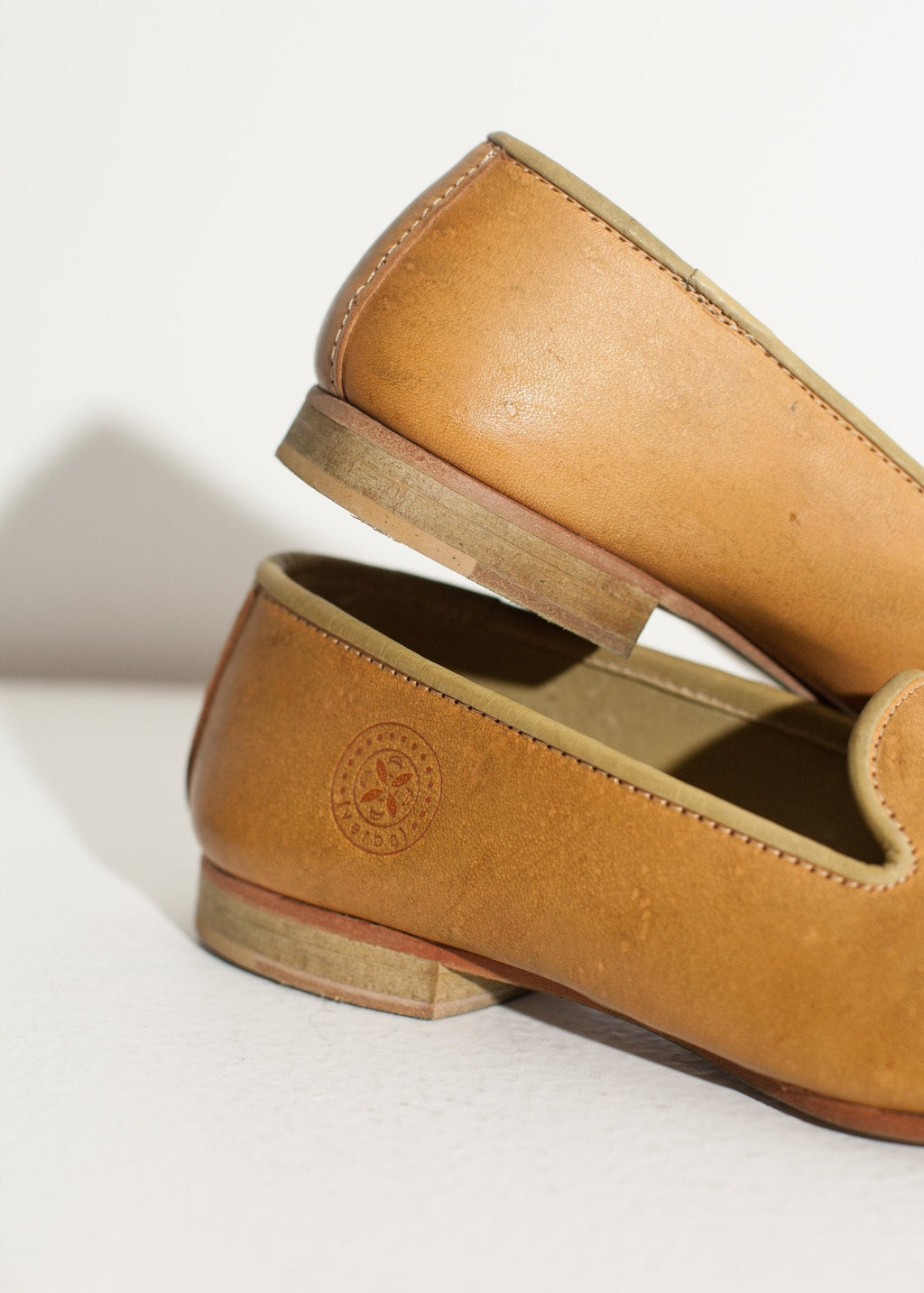 Leather Loafer in Lime - raj