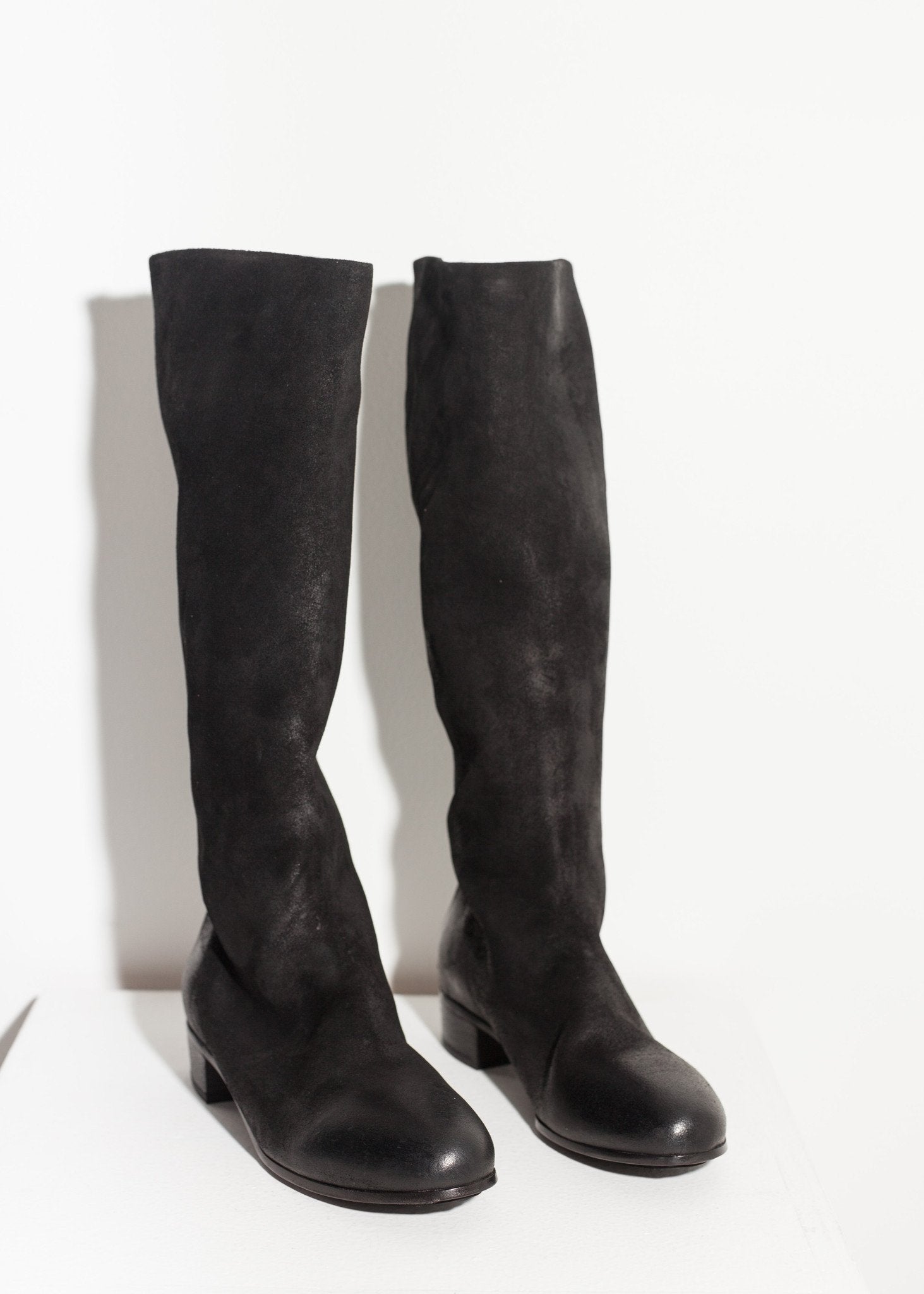 Knee-High Boot in Black right Knee-High Boot in Black