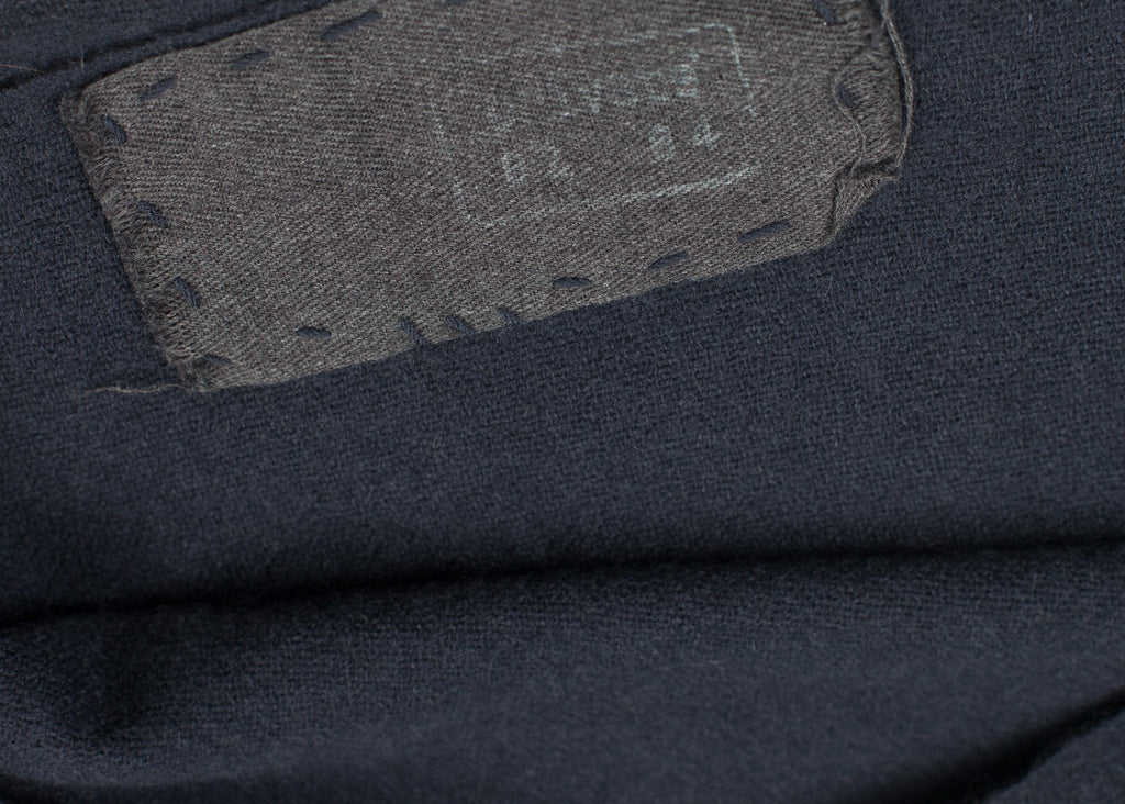 Giant Throw Scarf in Slate - raj