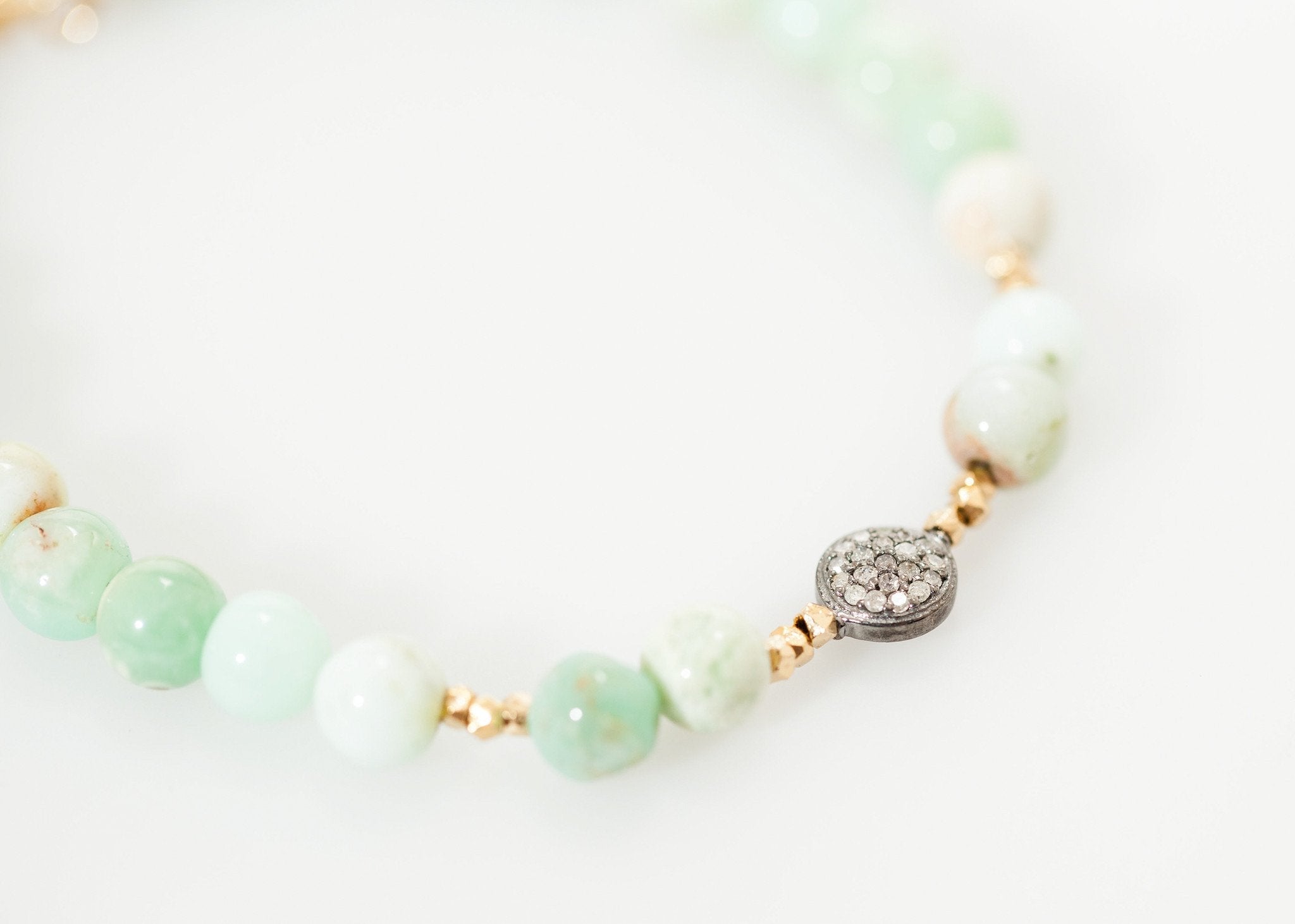 Leopold Bracelet in Green Chrysoprase - raj