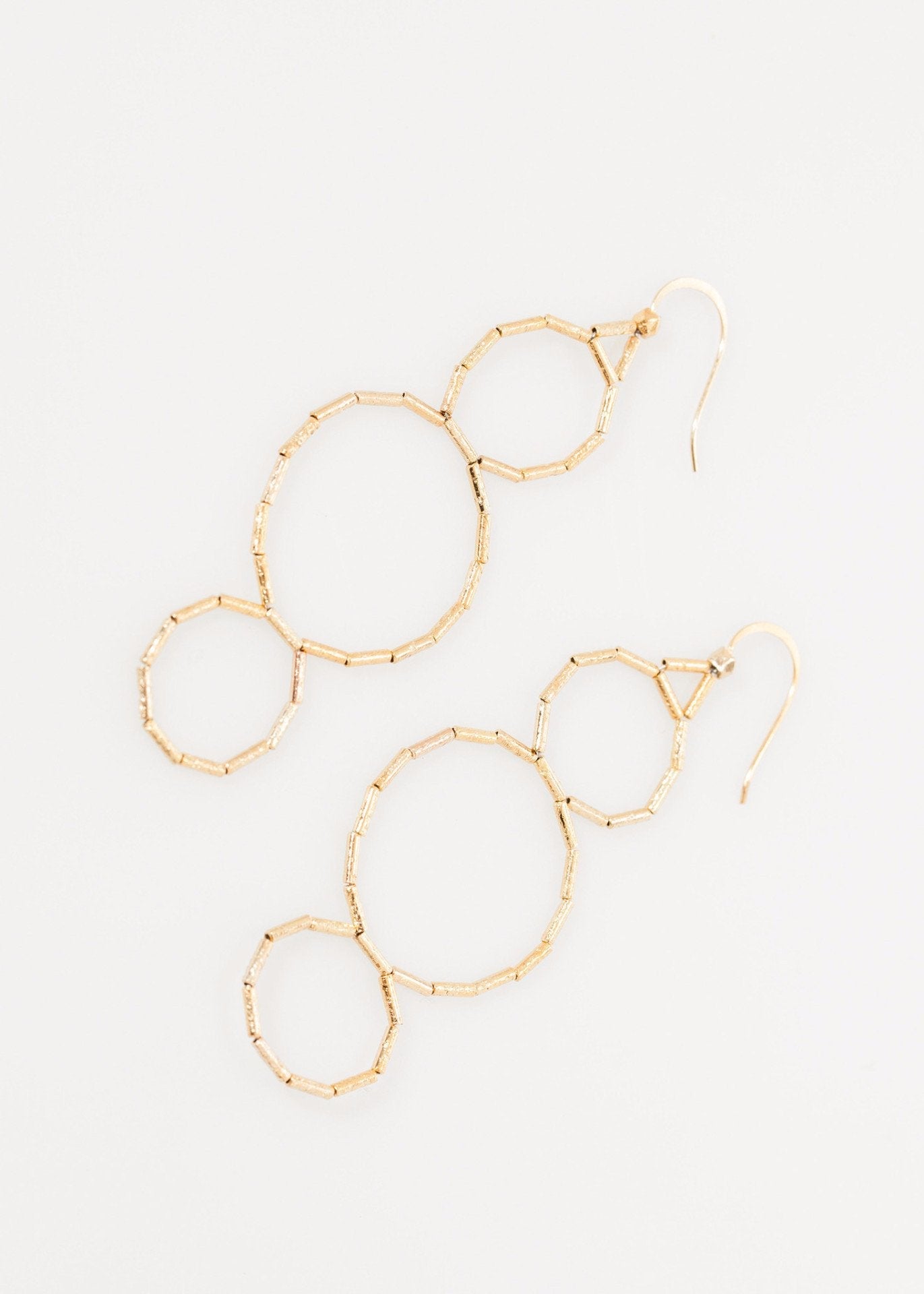 Triple Hoop Earring -nadeem