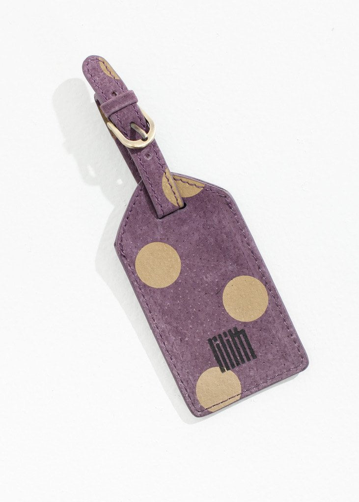 Oscar Luggage Tag in Blueberry -nadeem